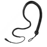 Strict Bullenpeitsche aus Leder 122 cm