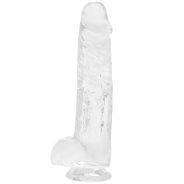 Willie City Classic Realistischer Transparenter Dildo 24,5 cm mit Saugnapf