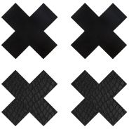 Peekaboos Kreuzförmige Brustwarzenaufkleber 2er-Pack