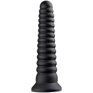 Hismith Black KlicLok gerippter Turmdildo