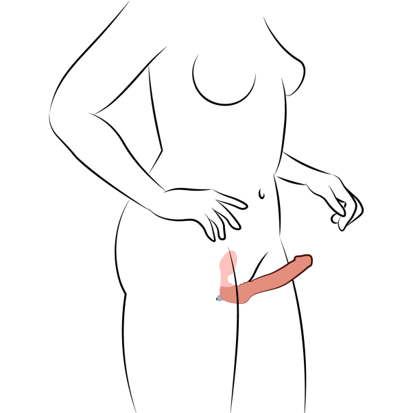 Tantus Realdoe Realistischer Strap-On 