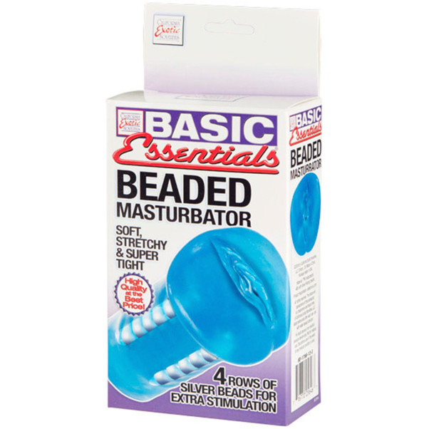 Basic Essentials Beaded Masturbator