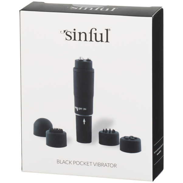 Sinful Black Pocket Vibrator