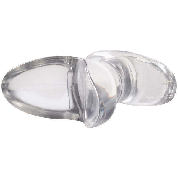 Master Series Anchored Analplug Transparent
