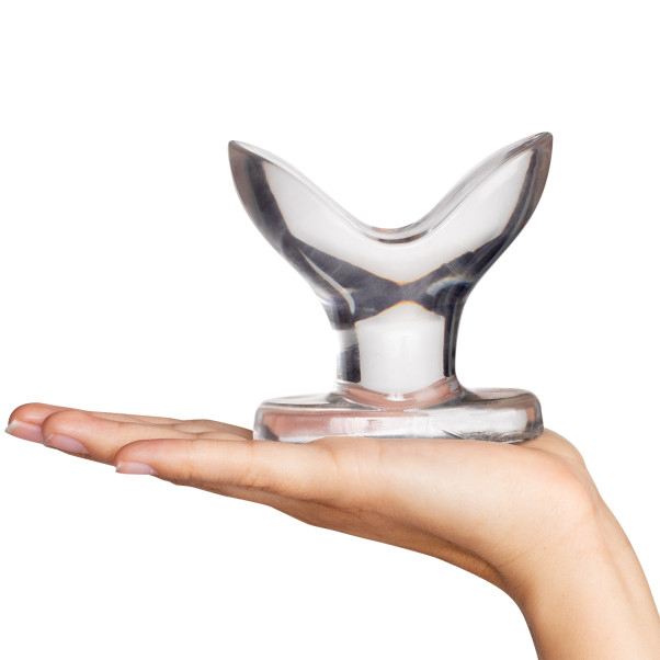 Master Series Anchored Analplug Transparent