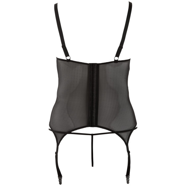 Cottelli Peekaboo Negligee mit Hosenträgern Plus Size