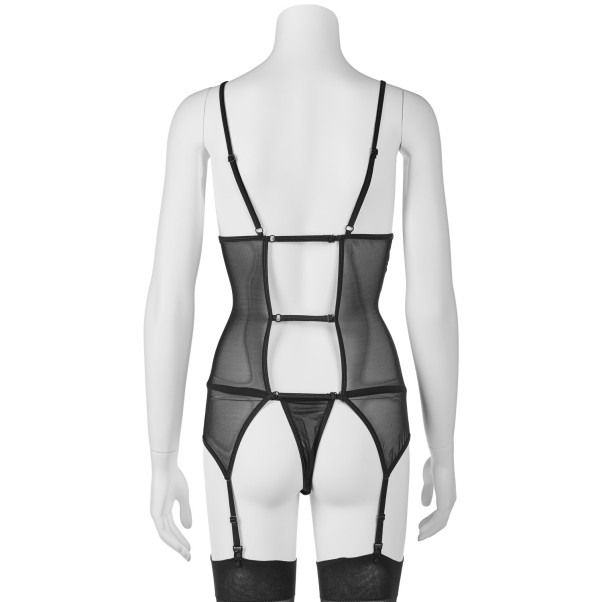 NORTIE Thora Bodystocking-Set mit Strapsen und Spitze