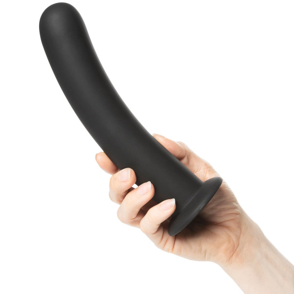 Sinful Slender Black Silikondildo Extra Gross mit Saugnapf 