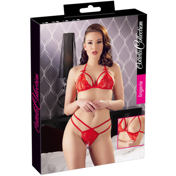 Cottelli Lace BH-Set Rot