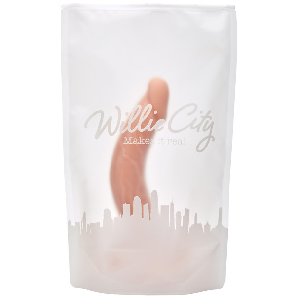 Willie City Classic Realistischer Gewölbter Dildo 20 cm mit Saugnapf