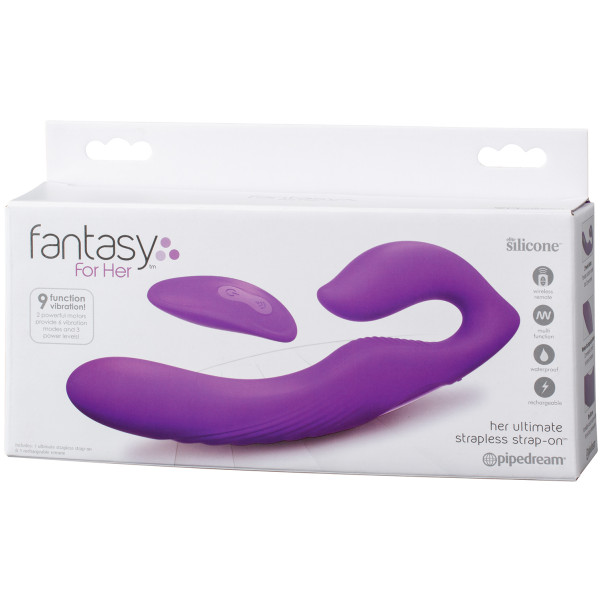 Fantasy for Her Riemenloser Umschnalldildo mit Vibrator