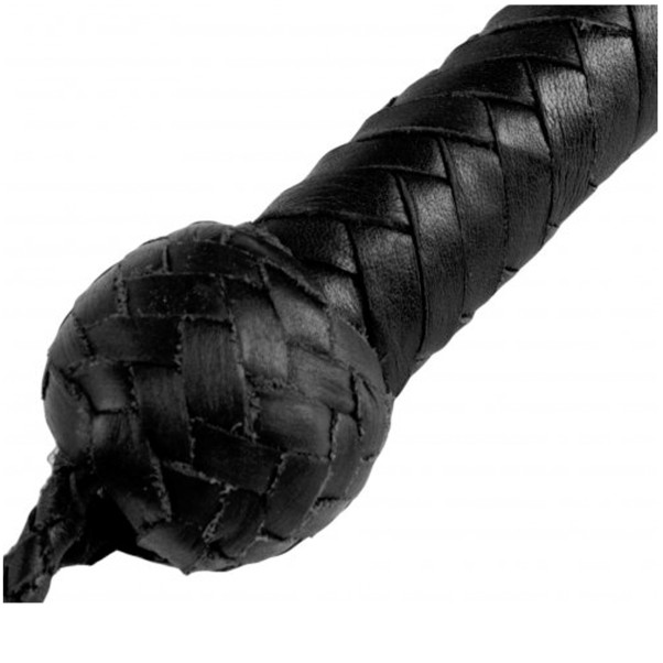 Strict Bullenpeitsche aus Leder 122 cm