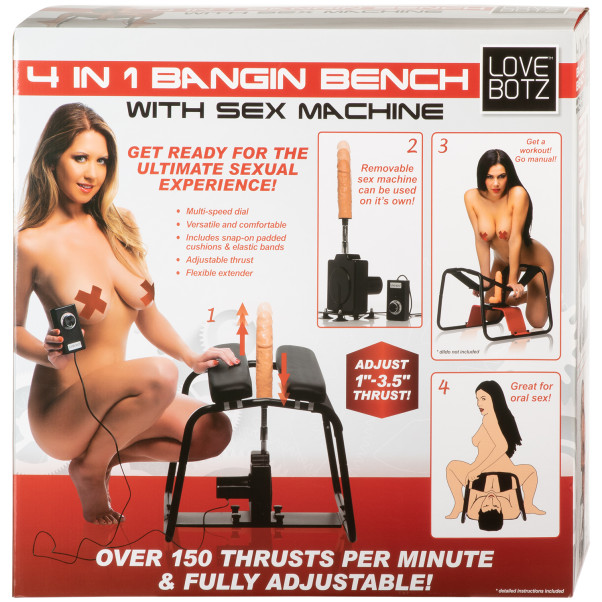 LoveBotz 4 in 1 Bangin Bench Sexstuhl