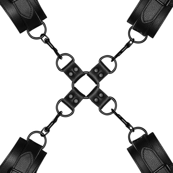 obaie Hogtie-Manschetten aus Kunstleder