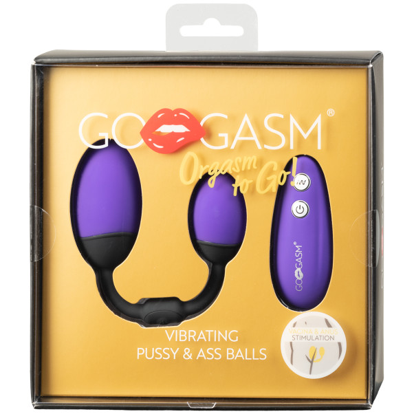 GoGasm Pussy And Ass Balls Vibrator mit Fernbedienung