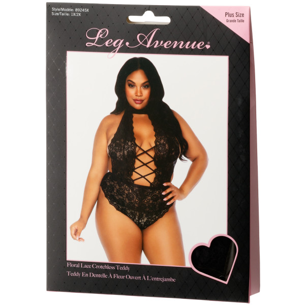 Leg Avenue Ouvert Spitze Teddy Plus Size