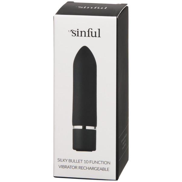 Sinful Silky Bullet 10 Funktions Vibrator Opladelig