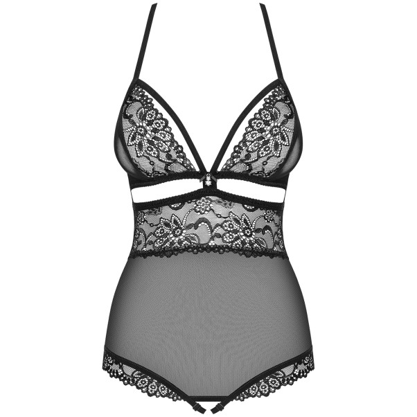 Obsessive Schwarzer Ouvert-Body