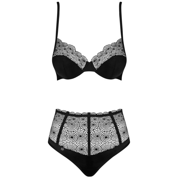 Obsessive BH-Set Sharlotte in Schwarz