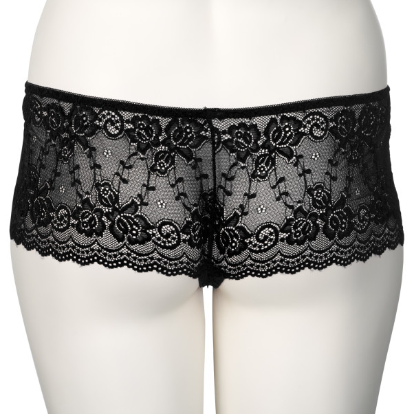 NORTIE Gunilla Schrittfreier Hipster aus Schwarzer Spitze Plus Size