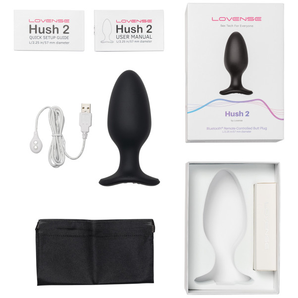 Lovense Hush 2 App-Gesteuerter Analplug Gross