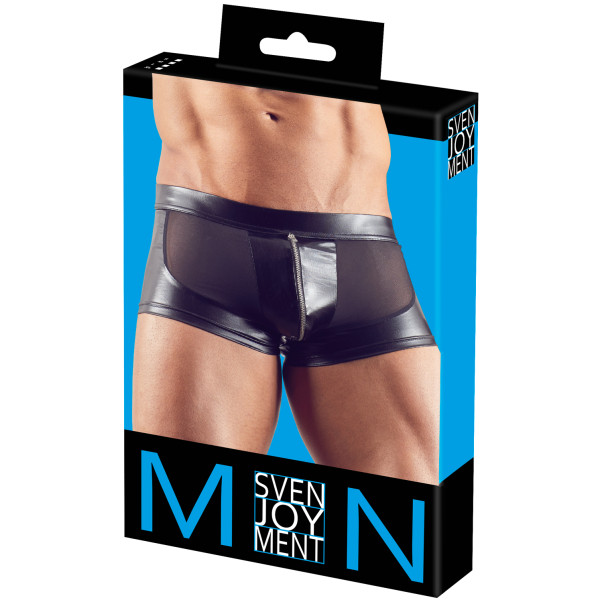 Svenjoyment Power-Netzhose mit Frontreissverschluss