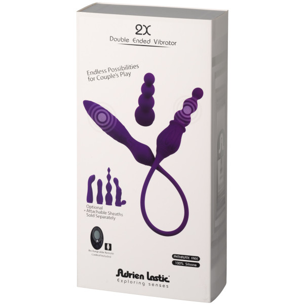 Adrien Lastic 2X Ferngesteuerter Doppelseitiger Vibrator