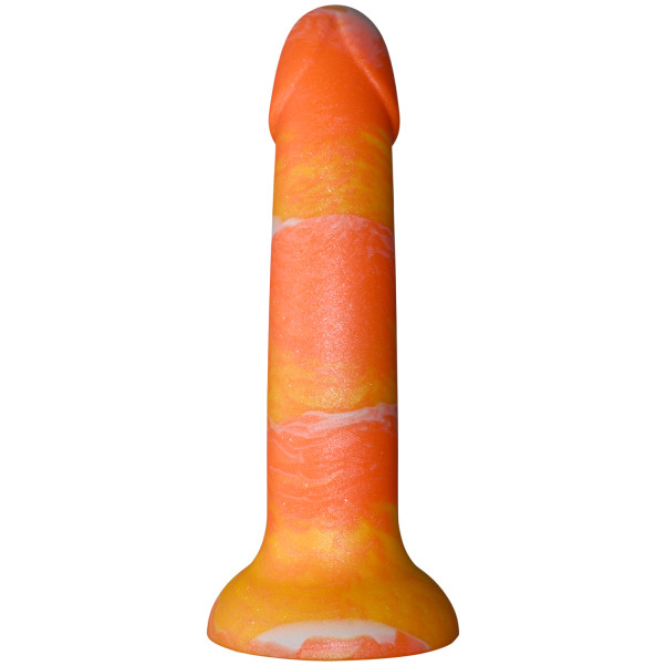 baseks Orange Sunset Silikondildo mit Saugnapf 18 cm