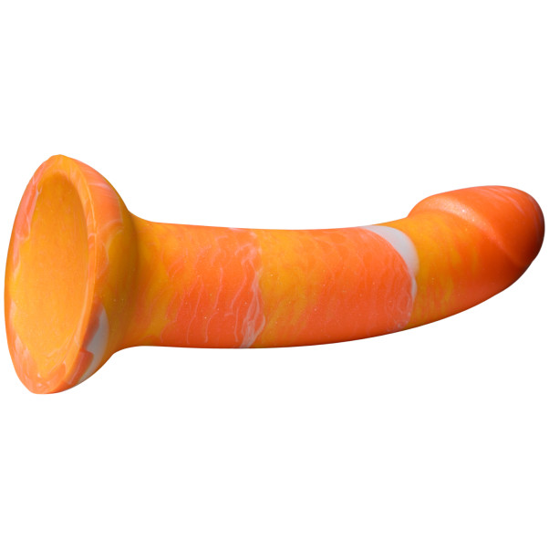 baseks Orange Sunset Silikondildo mit Saugnapf 18 cm