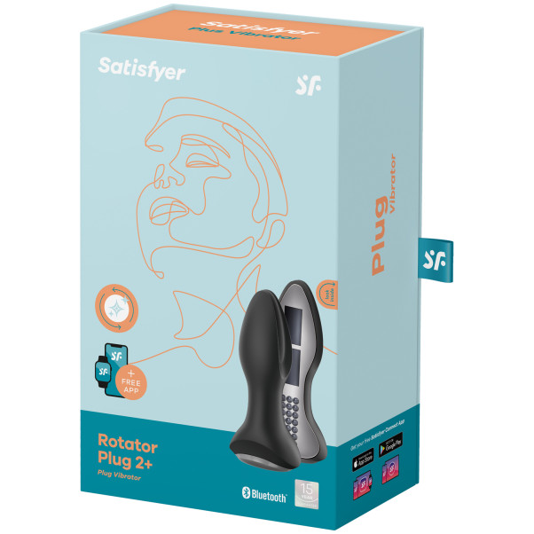 Satisfyer Rotator Plug 2+ App-gesteuerter Rotierender Vibrierender Analplug