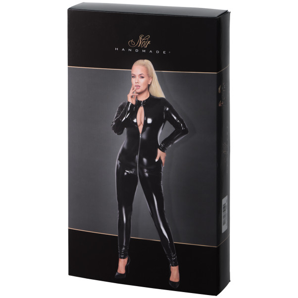Noir Handmade Catsuit mit Reissverschluss Plus Size