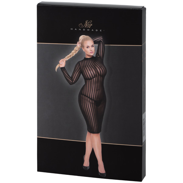 Noir Handmade Langärmliges Midi-Kleid Plus Size