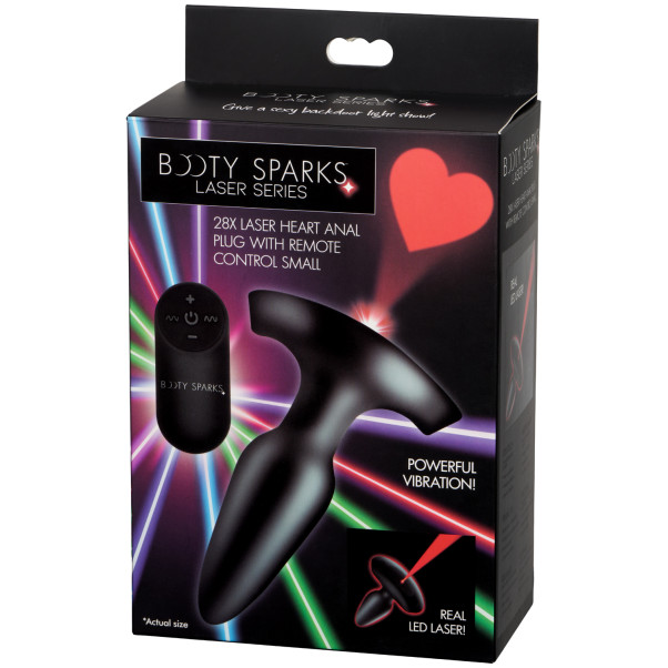 Booty Sparks Laser Series Heart Kleiner Ferngesteuerter Analplug