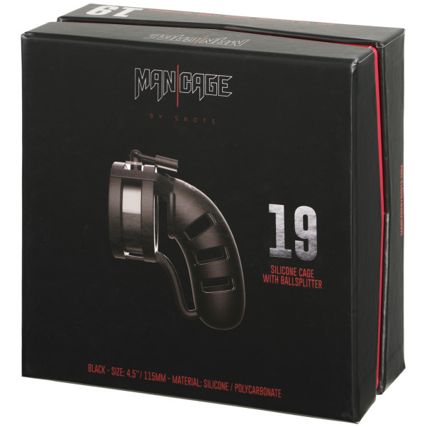 Mancage 19 Keuschheitsgürtel mit Hodenteiler