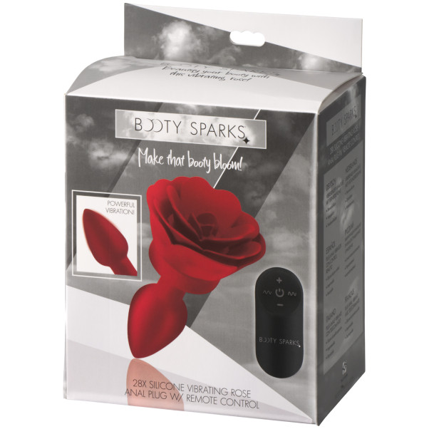 Booty Sparks Rose Vibrierender Analplug klein