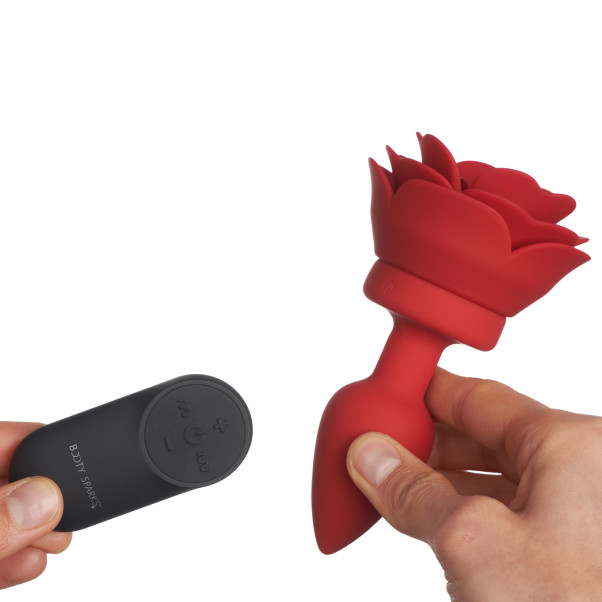 Booty Sparks Rose Vibrierender Analplug klein
