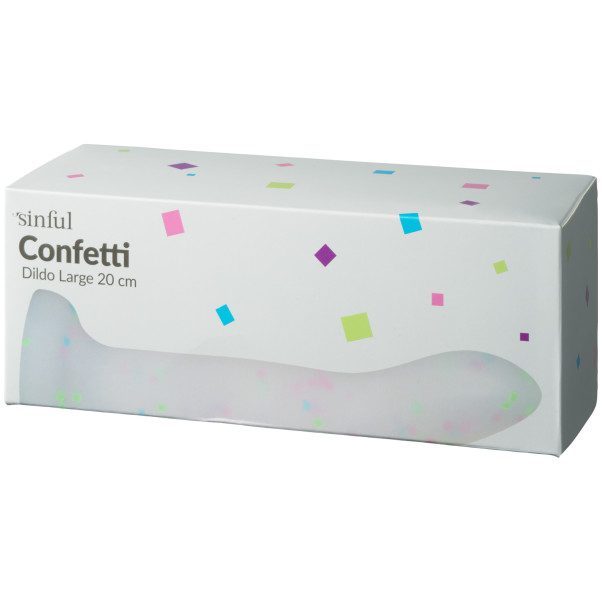 Sinful Confetti Dildo Large 20 cm