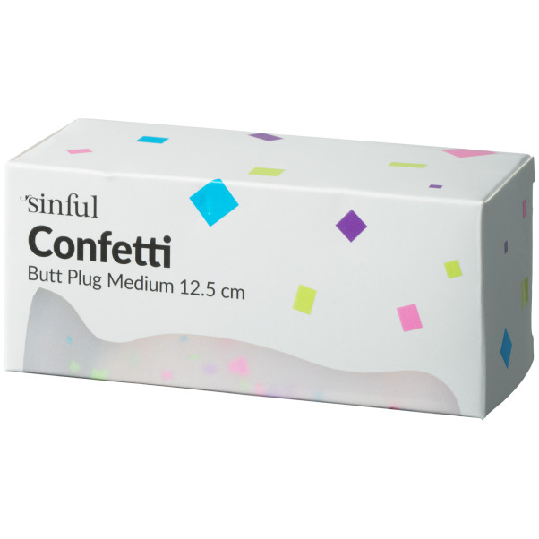 Sinful Confetti Analplug Medium