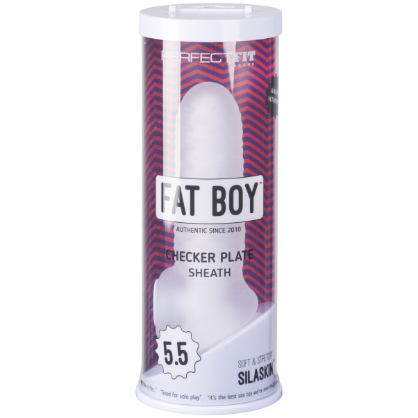 Perfect Fit Fat Boy Checker Plate Sheath Penishülle 14 cm