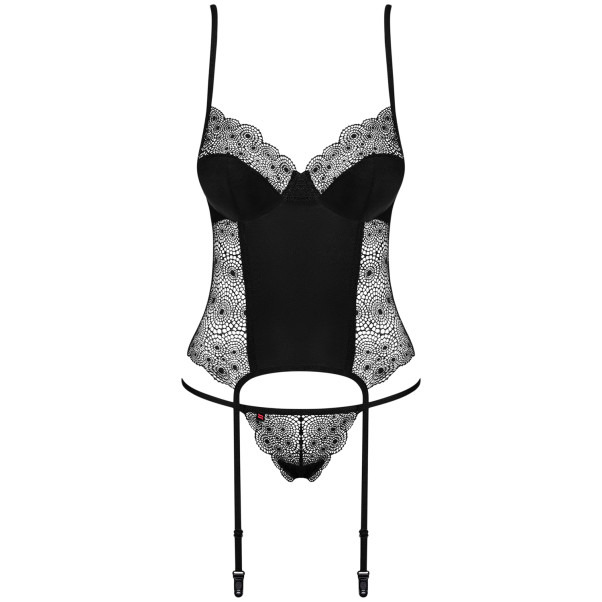 Obsessive Sharlotte Spitzenkorsett und Tanga