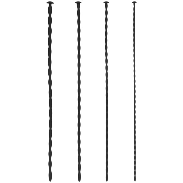 Ouch! Spiralschrauben-Plug-Set aus Silikon für Beginner in der Harnröhrensondierung