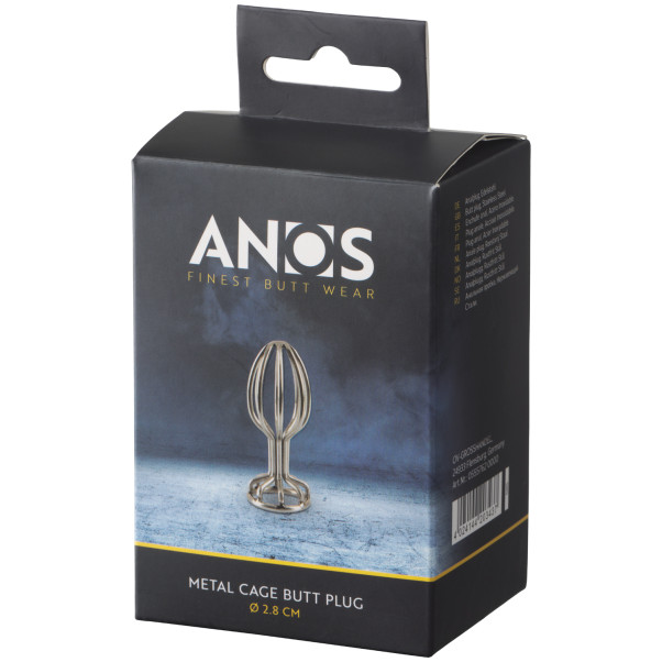 Anos Buttplug mit Metallkäfig