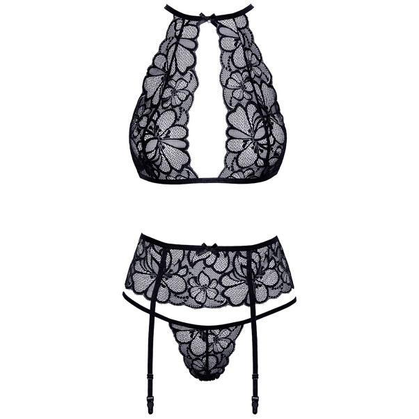 kissable Neckholder Dessous-Set aus Spitze