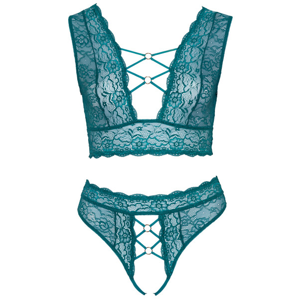 Cottelli Teal BH-Set Plus Size