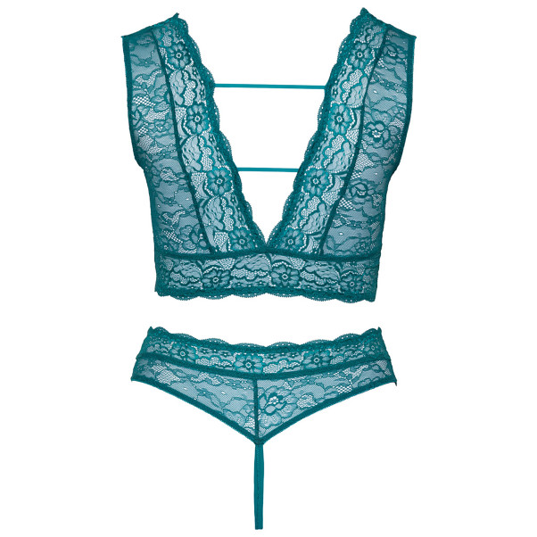 Cottelli Teal BH-Set Plus Size