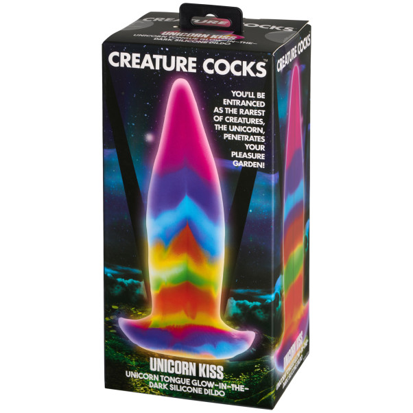 Creature Cocks Unicorn Kiss Glow in the Dark Dildo 21,5 cm