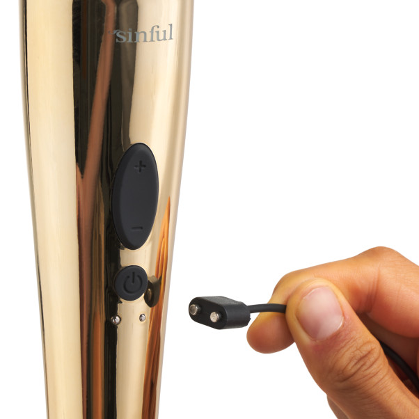 Sinful Luxy Gold Extra Starker Massagestab