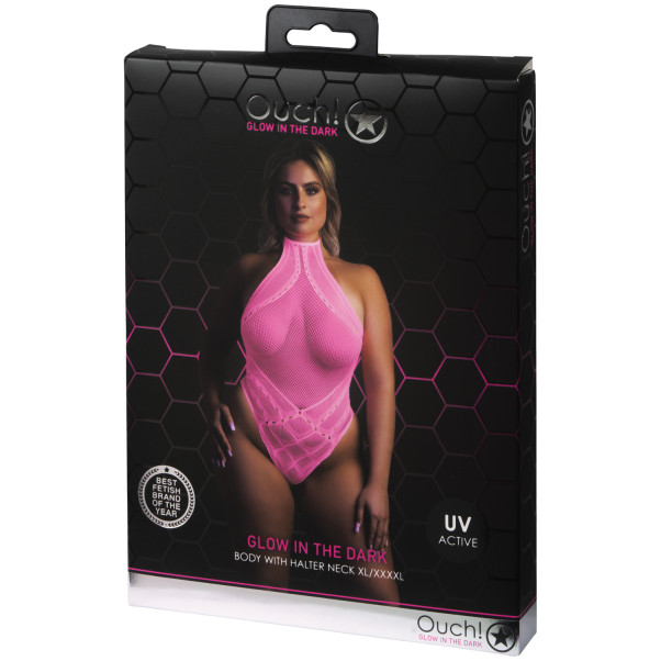 Ouch! Glow in The Dark Neonpinker Body Plus Size