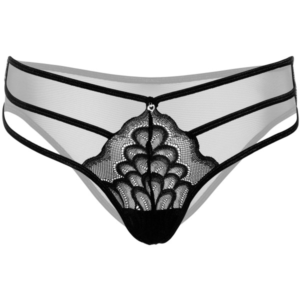 Daring Intimates String-Tanga aus Spitze mit Bändern