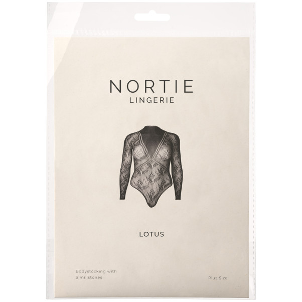 NORTIE Lotus Body mit Similisteinen Plus Size